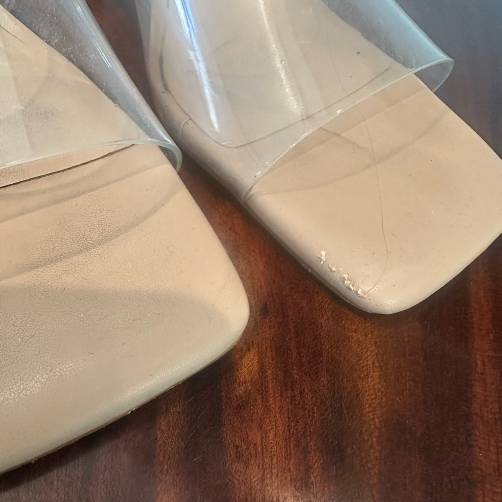 INC International Concepts Women's Heels with Clear Straps - Picture 3 of 6